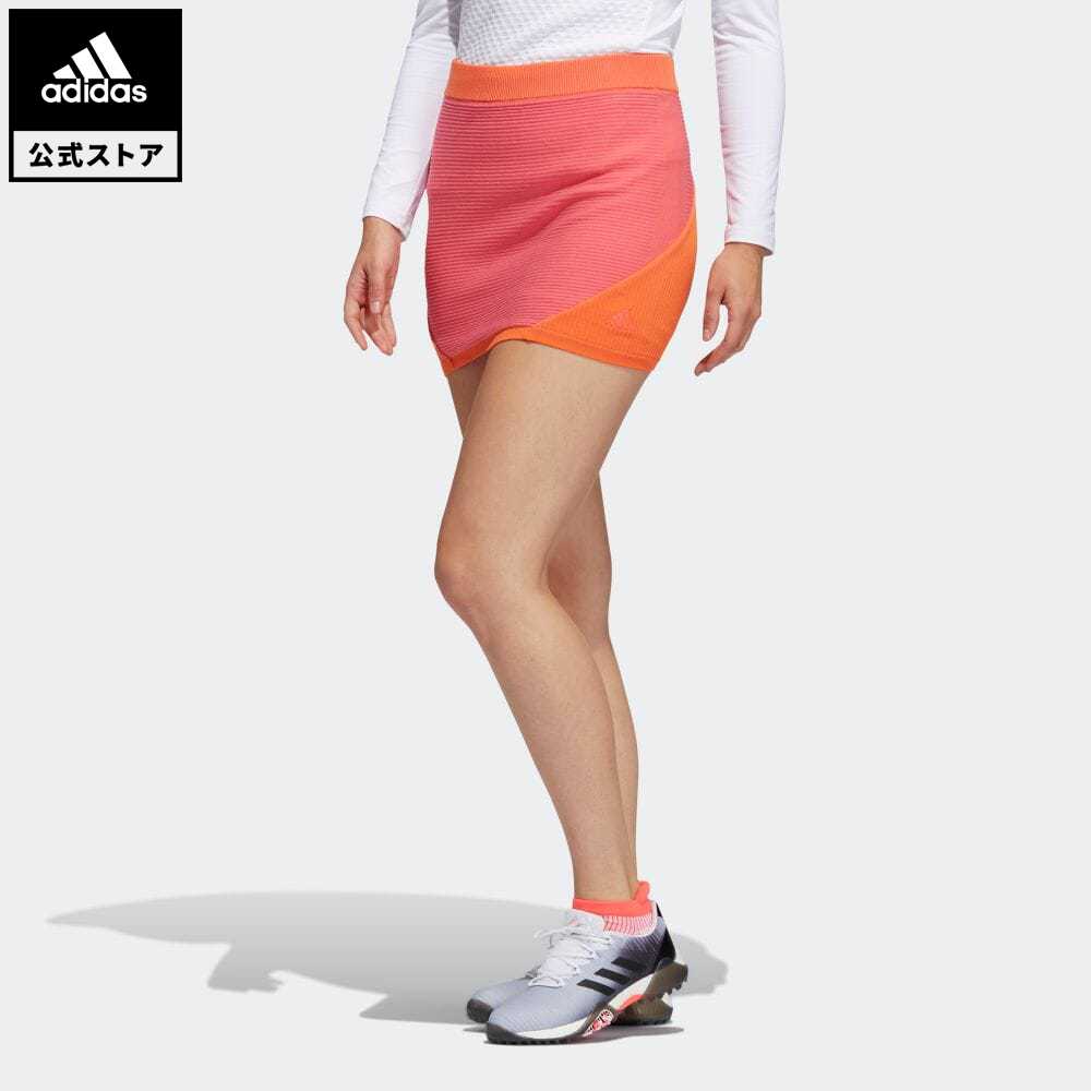 数式 アディダス Adidas 返品可 ゴルフ グラデーションジャカード 編み物スコート Sweater Skort レディース 御召し ボトムス スカート 桃色 Fs6494 貨物輸送無料 公式特売 セール金目 Pasadenasportsnow Com