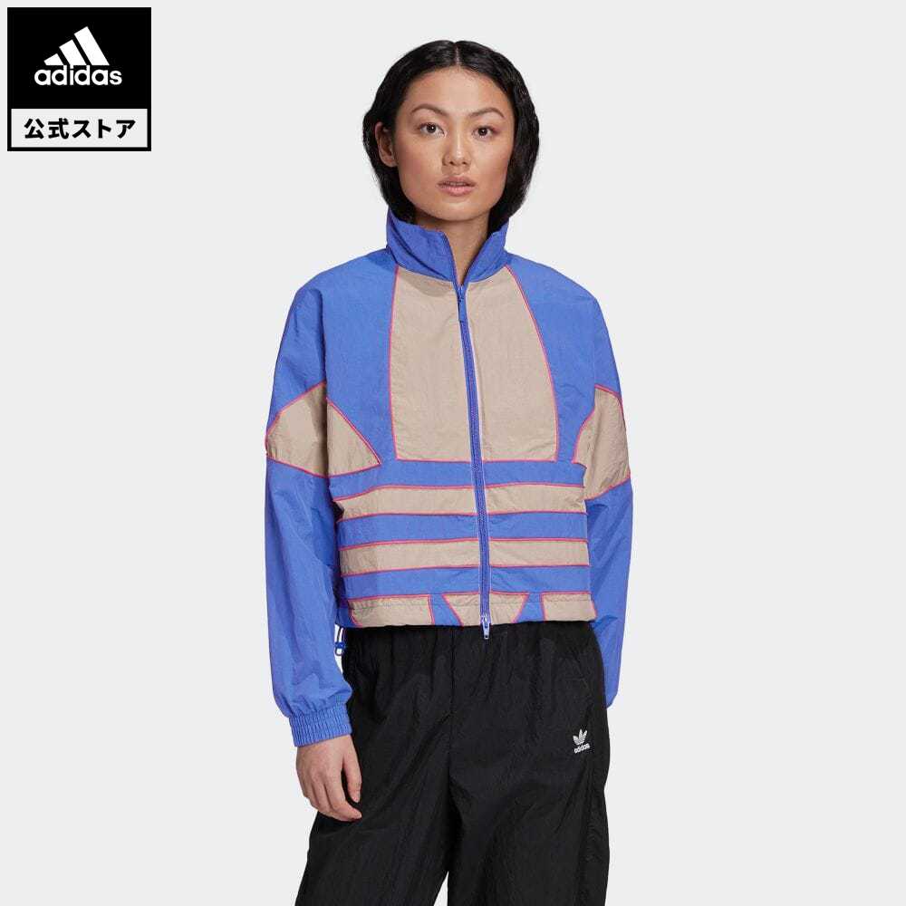 楽天市場 公式 アディダス Adidas アディカラー ラージロゴ トラックトップ ジャージ オリジナルス レディース ウェア トップス ジャージ 青 ブルー Gd2276 Dance Adidas Online Shop 楽天市場店