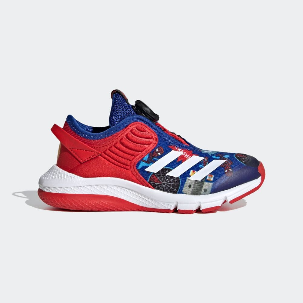 楽天市場 公式 アディダス Adidas ジム トレーニング マーベル アベンジャーズ スパイダーマン アクティブフレックス ボア Marvel Avengers Spider Man Activeflex Boa キッズ シューズ スポーツシューズ 青 P0112 Adidas Online Shop 楽天市場店