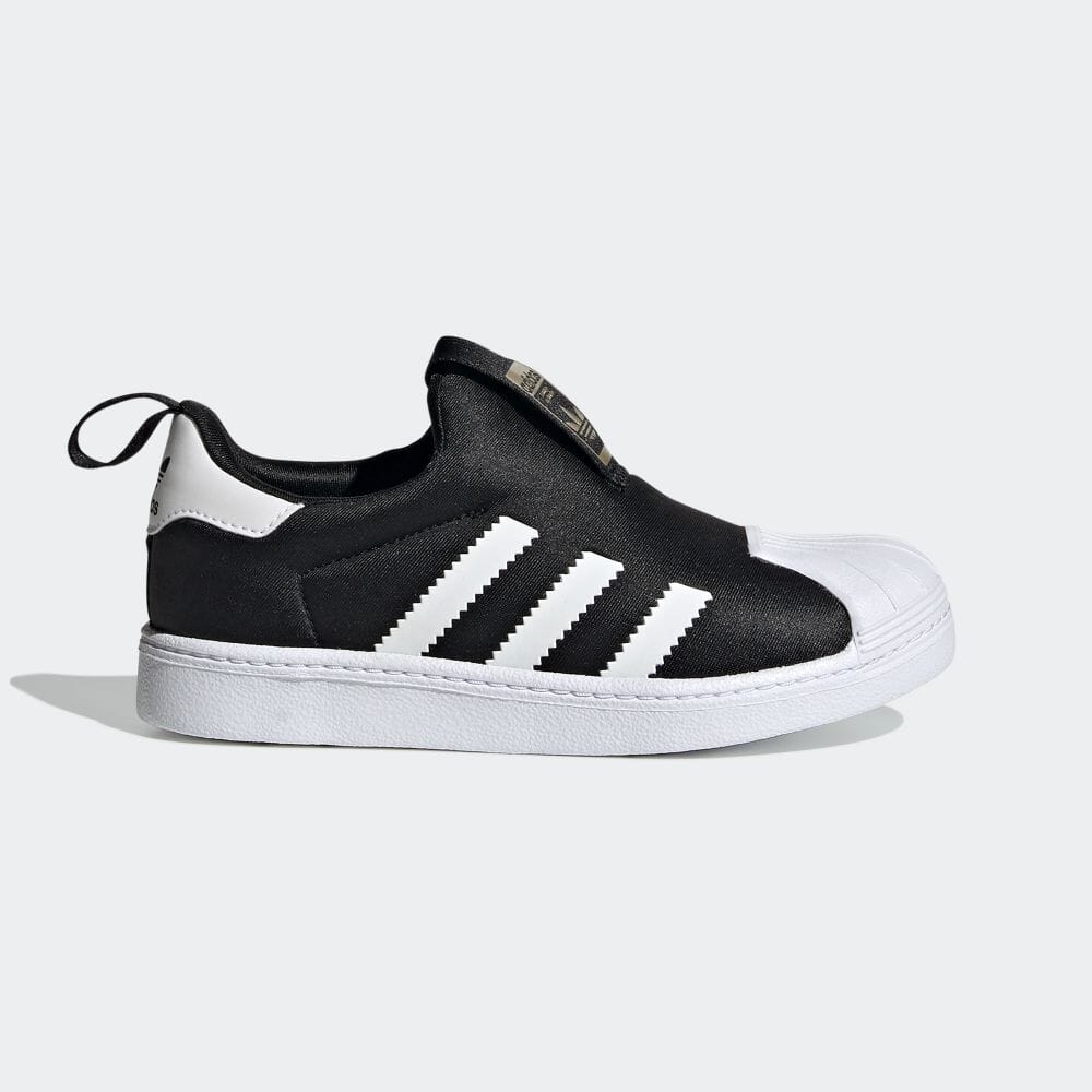 楽天市場 公式 アディダス Adidas Ss 360 キッズ ジュニア オリジナルス キッズ シューズ スニーカー スリッポン 黒 ブラック Fz29 ローカット Adidas Online Shop 楽天市場店