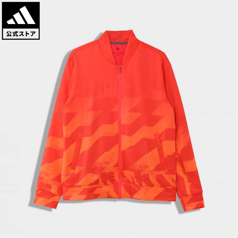 式 アディダス Adidas 返品可 ゴルフ 幾何学的刷り出す 長袖一杯ジップ上張汗水 Jersey Jacket メンズ 御召し アウター ヤッケ サクラ色 Fs6917 送料無料 公式セール セール払い Pasadenasportsnow Com