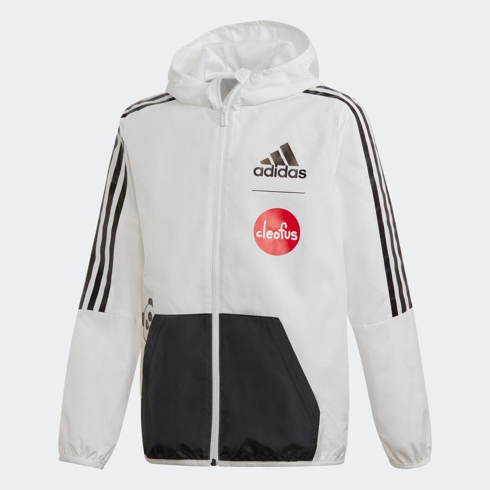 楽天市場 公式 アディダス Adidas 返品可 クレオファス ジャケット Cleofus Jacket キッズ ウェア アウター ジャケット 白 ホワイト Gg3657 Adidas Online Shop 楽天市場店