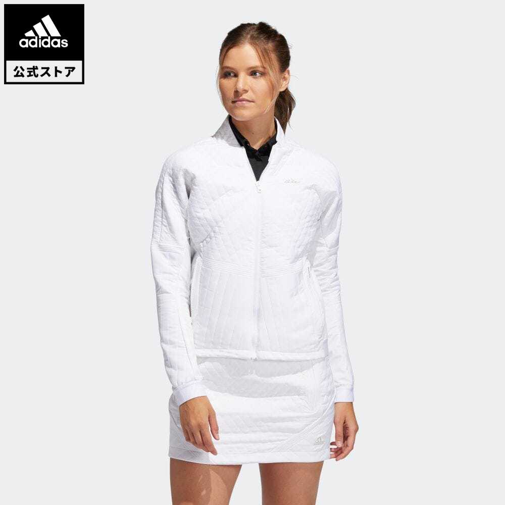 楽天市場 公式 アディダス Adidas 返品可 ゴルフ スポーツキルティング 長袖フルジップジャケット Quilted Jacket レディース ウェア アウター ジャケット 白 ホワイト Fs6333 Adidas Online Shop 楽天市場店