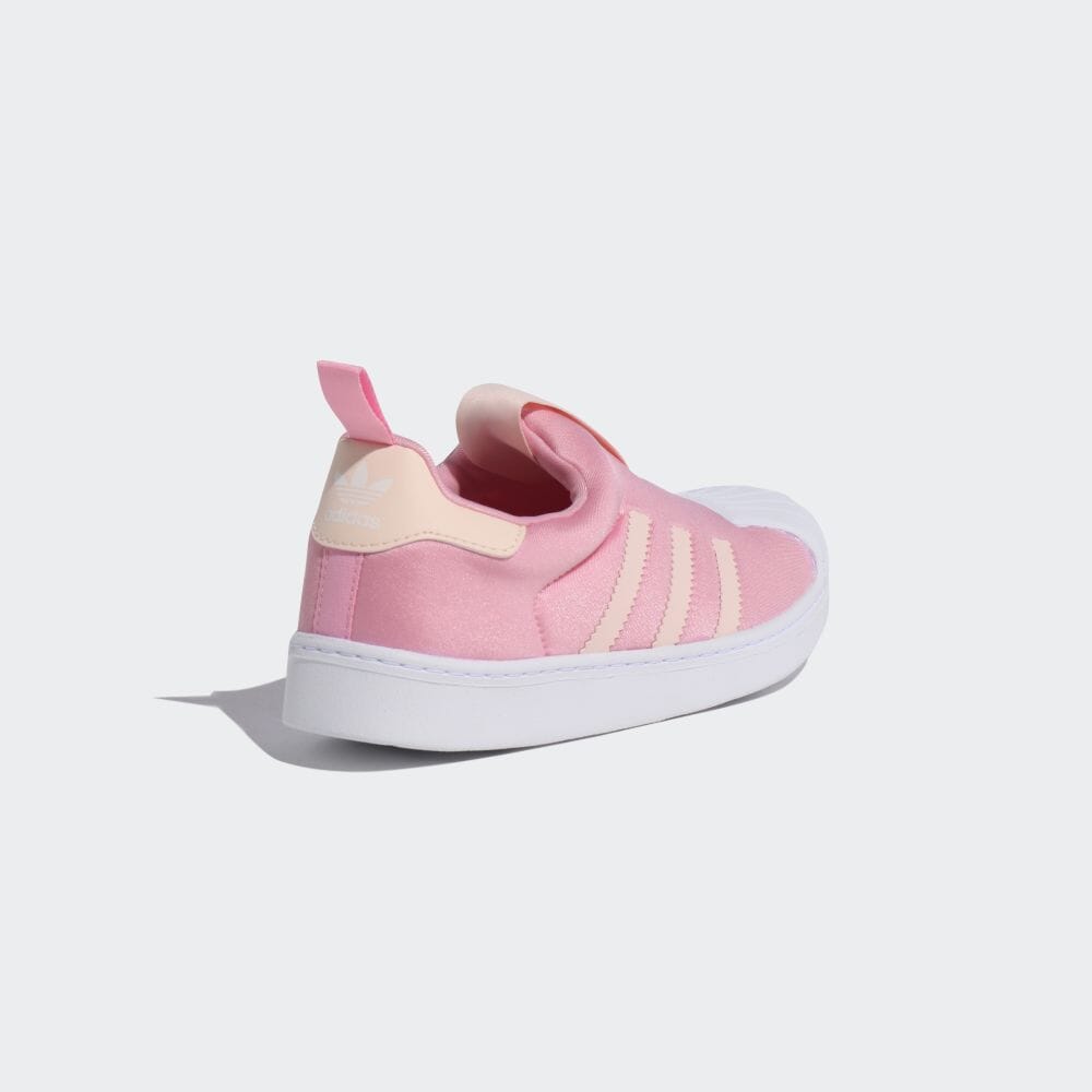 楽天市場 公式 アディダス Adidas 返品可 Ss 360 オリジナルス キッズ シューズ 靴 スニーカー スリッポン ピンク Fz2979 ローカット Adidas Online Shop 楽天市場店