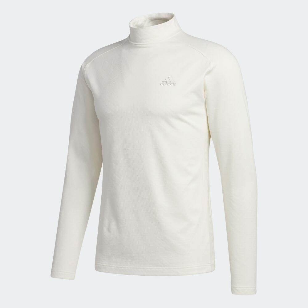 楽天市場 公式 アディダス Adidas 返品可 ゴルフ メランジジャカード 長袖モックネックシャツ Allover Print Long Sleeve Tee メンズ ウェア 服 トップス Tシャツ 白 ホワイト Fs6856 Notp ロンt Adidas Online Shop 楽天市場店