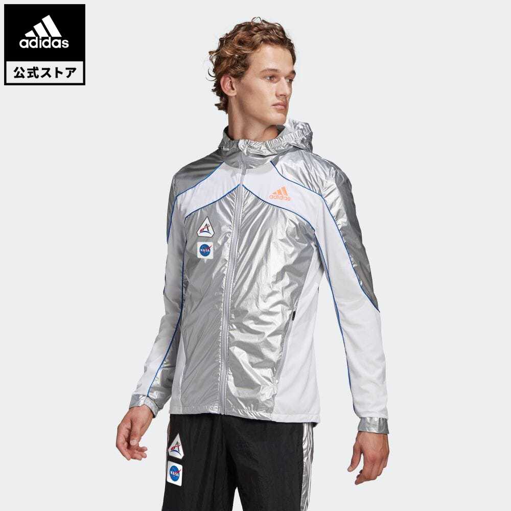 楽天市場 公式 アディダス Adidas ランニング Marathon Space Race Jacket M メンズ ウェア アウター ジャケット シルバー Gk16 ランニングウェア Adidas Online Shop 楽天市場店