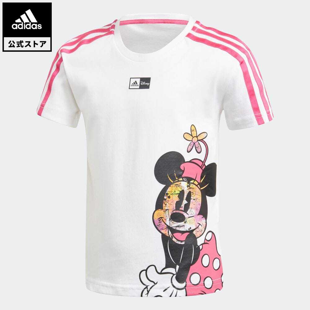 楽天市場 公式 アディダス Adidas 返品可 ジム トレーニング ディズニー ミッキーマウス Tシャツ Disney Minnie Mouse Tee キッズ ウェア トップス Tシャツ 白 ホワイト Gm6922 半袖 Eoss21ss Adidas Online Shop 楽天市場店