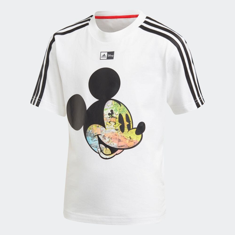 楽天市場 公式 アディダス Adidas 返品可 ジム トレーニング ディズニー ミッキーマウス 半袖tシャツ Disney Mickey Mouse Tee キッズ ウェア トップス Tシャツ 白 ホワイト Gm6931 半袖 Adidas Online Shop 楽天市場店