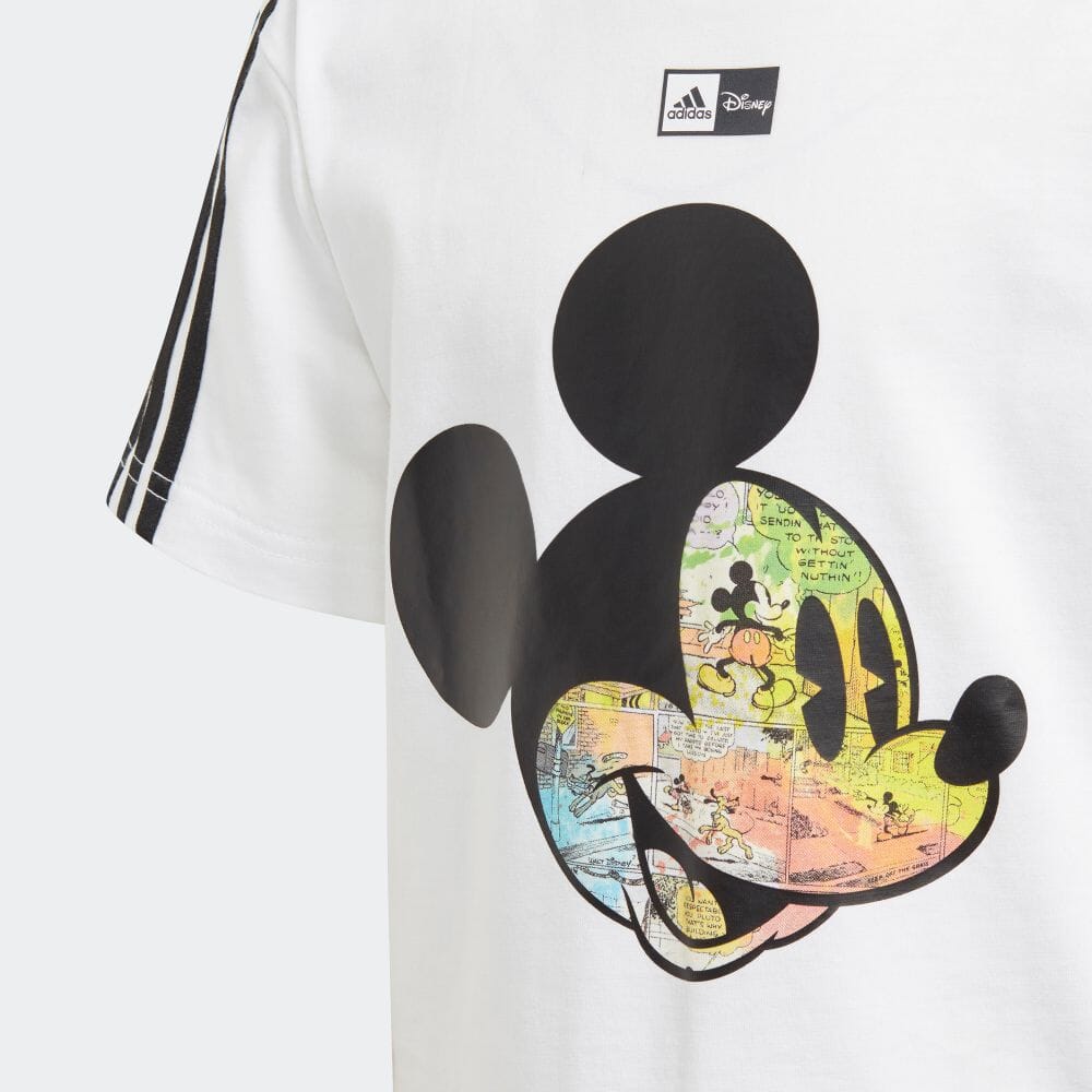 楽天市場 公式 アディダス Adidas 返品可 ジム トレーニング ディズニー ミッキーマウス 半袖tシャツ Disney Mickey Mouse Tee キッズ ウェア トップス Tシャツ 白 ホワイト Gm6931 半袖 Adidas Online Shop 楽天市場店