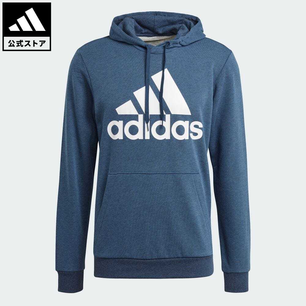 楽天市場 公式 アディダス Adidas 返品可 エッセンシャルズ ビッグロゴ パーカー Essentials Big Logo Hoodie メンズ ウェア 服 トップス パーカー フーディー スウェット トレーナー 青 ブルー Gm6965 トレーナー Adidas Online Shop 楽天市場店