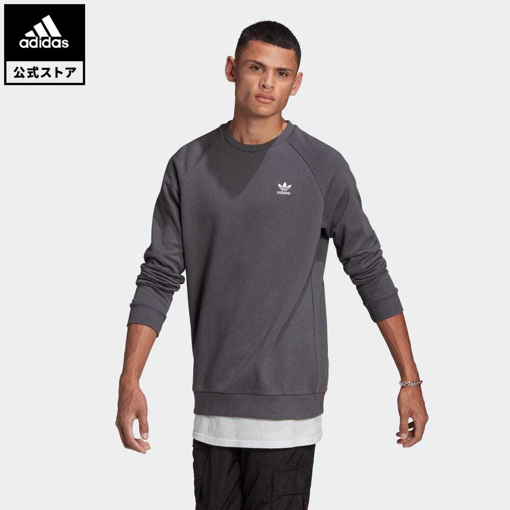 楽天市場 公式 アディダス Adidas Essential Crew オリジナルス レディース メンズ ウェア トップス スウェット グレー Gn3411 Adidas Online Shop 楽天市場店