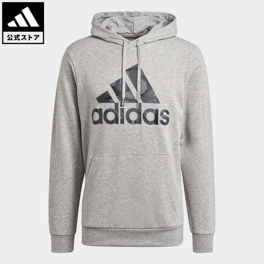 楽天市場 公式 アディダス Adidas 返品可 エッセンシャルズ カモフラージュ パーカー Essentials Camouflage Hoodie メンズ ウェア トップス パーカー フーディー スウェット トレーナー グレー Gl00 トレーナー Adidas Online Shop 楽天市場店