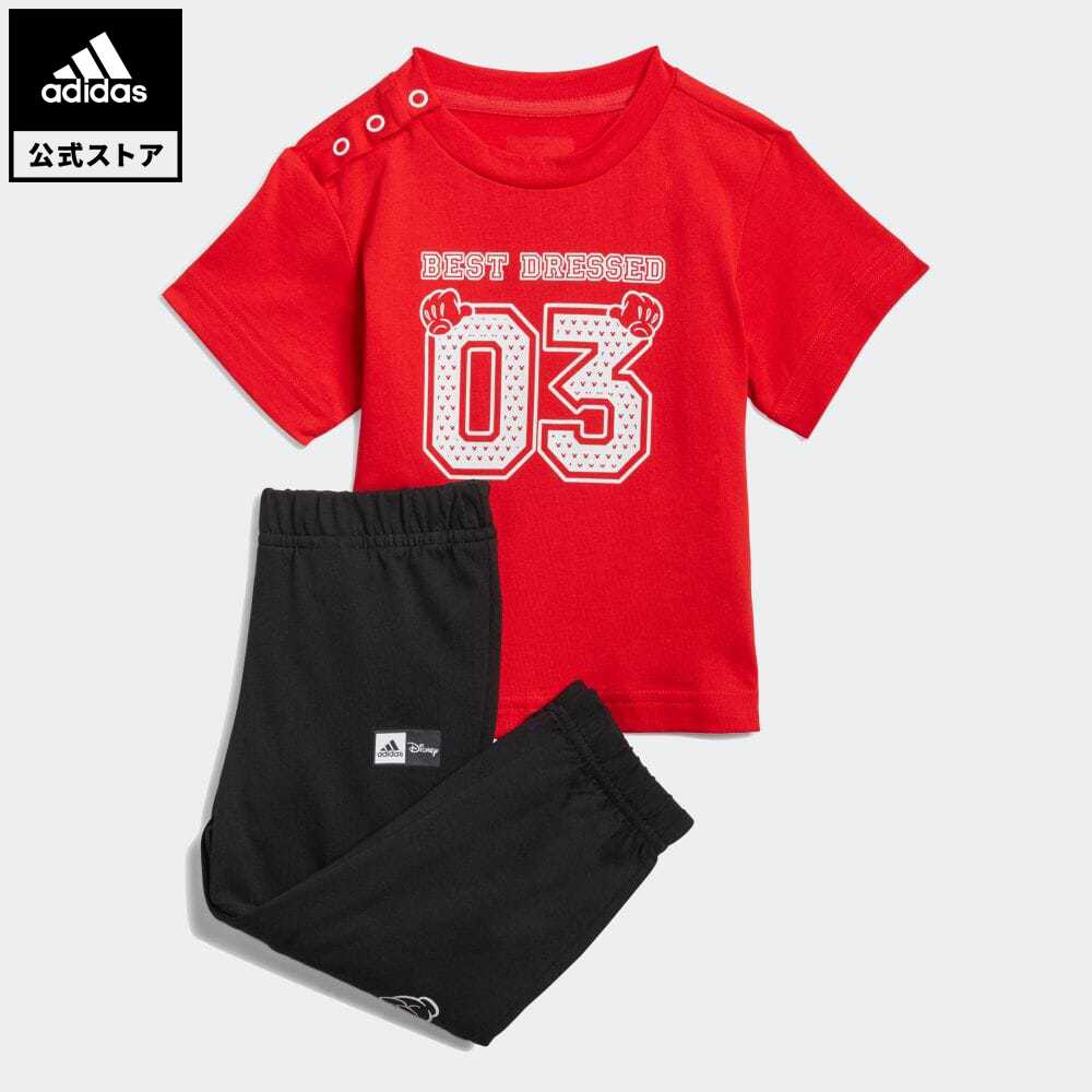 楽天市場 公式 アディダス Adidas 返品可 アディダス ディズニー Tシャツ パンツ キッズ ウェア セットアップ 赤 レッド Gn4933 上下 Eoss21ss Adidas Online Shop 楽天市場店