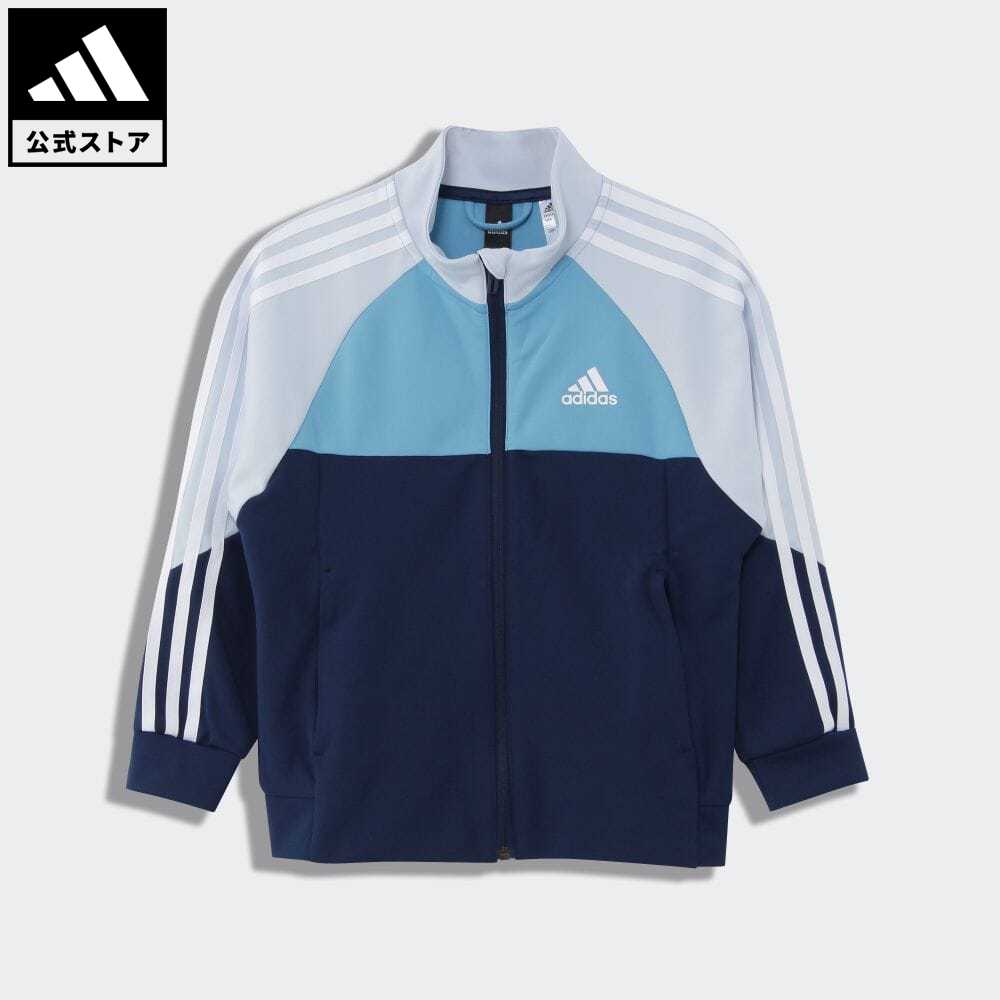 楽天市場 公式 アディダス Adidas 返品可 ニットジャケット Knit Jacket キッズ ウェア アウター ジャケット ジャージ 青 ブルー Gp0765 Eoss21ss Adidas Online Shop 楽天市場店