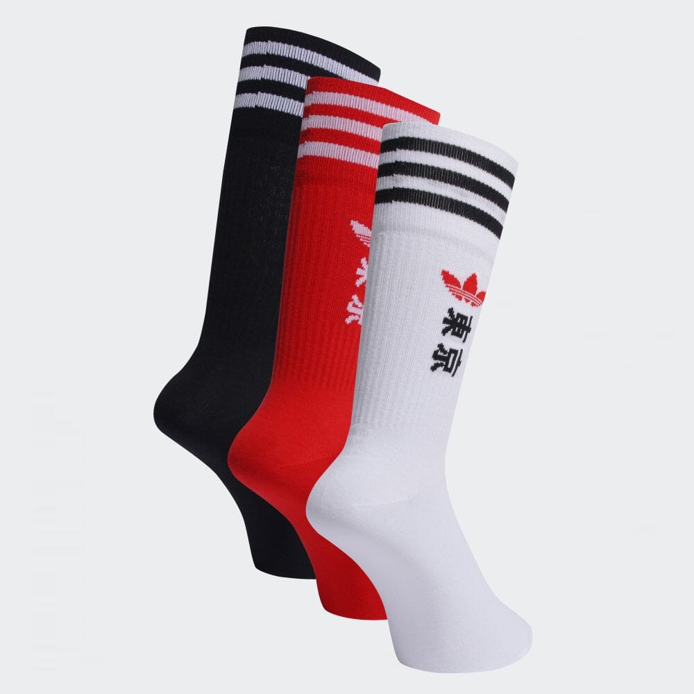 楽天市場 公式 アディダス Adidas 返品可 東京 クルーソックス 3足組 オリジナルス レディース メンズ アクセサリー ソックス 靴下 クルーソックス 白 ホワイト Gu3810 Adidas Online Shop 楽天市場店