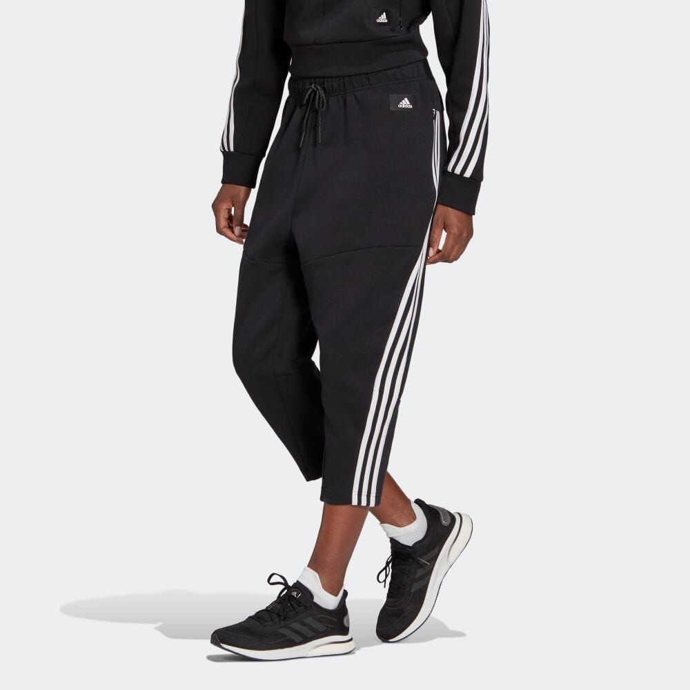 楽天市場 公式 アディダス Adidas 返品可 アディダス スポーツウェア Z N E ラップド 3ストライプス 7 8 パンツ Adidas Sportswear Z N E Wrapped 3 Stripes 7 8 Pants アスレティクス レディース ウェア ボトムス パンツ 黒 ブラック Gl0342 Eoss21ss Adidas