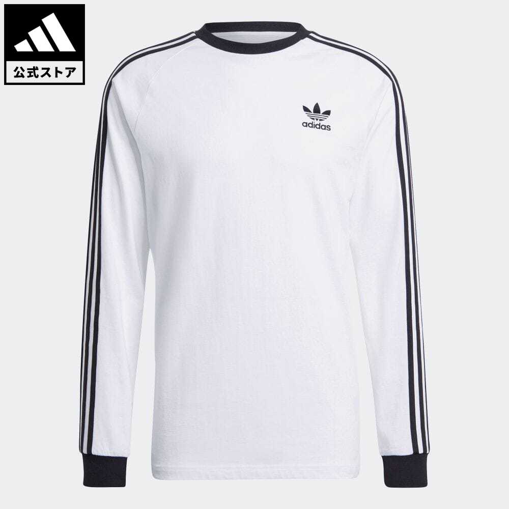 楽天市場 公式 アディダス Adidas 返品可 アディカラー クラシックス 3ストライプ 長袖tシャツ オリジナルス レディース メンズ ウェア トップス Tシャツ 白 ホワイト Gn3477 ロンt Fathersday Adidas Online Shop 楽天市場店