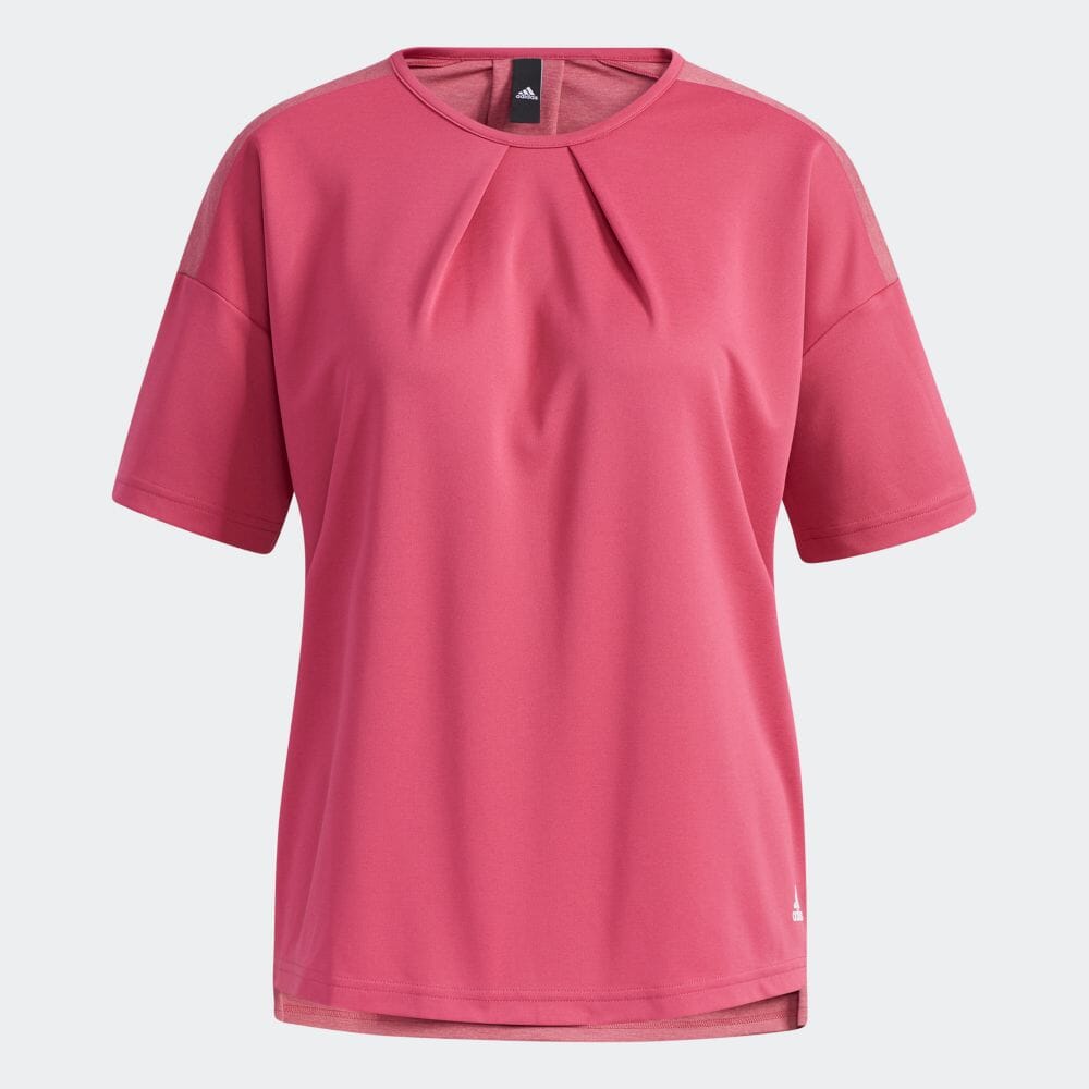 楽天市場 公式 アディダス Adidas 返品可 マストハブ Tero 半袖tシャツ Must Haves Tero Tee アスレティクス レディース ウェア 服 トップス Tシャツ ピンク Gm80 半袖 Adidas Online Shop 楽天市場店