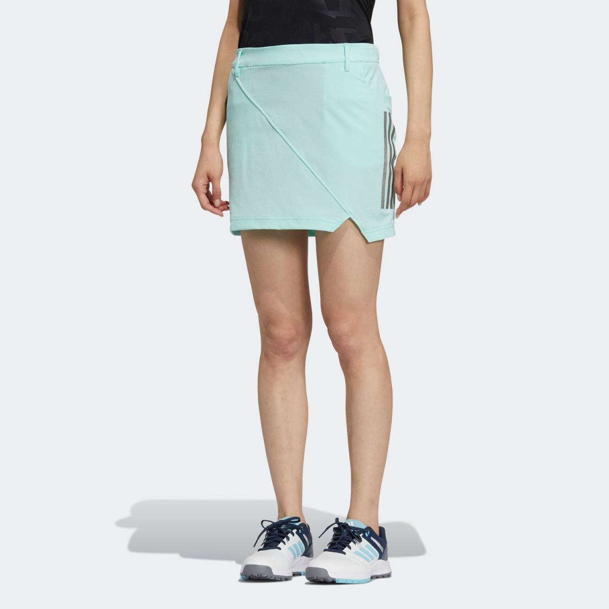 超大特価 Adidas 公式 アディダス ゴルフ Gm3816 グリーン 緑 スカート ボトムス ウェア レディース サイドスリットスコート スリーストライプス Gm3816 Www Bokenjima Jp