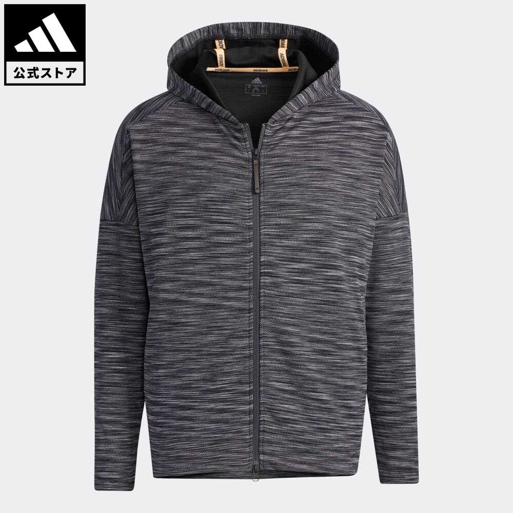 楽天市場 公式 アディダス Adidas 返品可 ゴルフ メランジ 長袖フルジップフーディー Hooded Sweatshirt メンズ ウェア 服 トップス パーカー フーディー スウェット トレーナー グレー Gm0809 Notp トレーナー Adidas Online Shop 楽天市場店