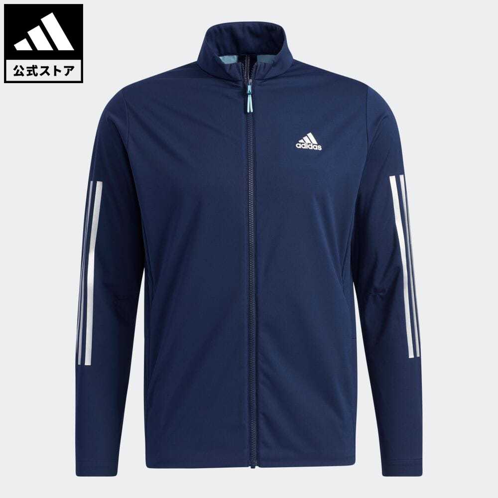 楽天市場 公式 アディダス Adidas 返品可 ゴルフ スリーレイヤー 長袖フルジップウインド Wind Jacket メンズ ウェア アウター ジャケット 青 ブルー Gm3739 Fathersday Notp Adidas Online Shop 楽天市場店