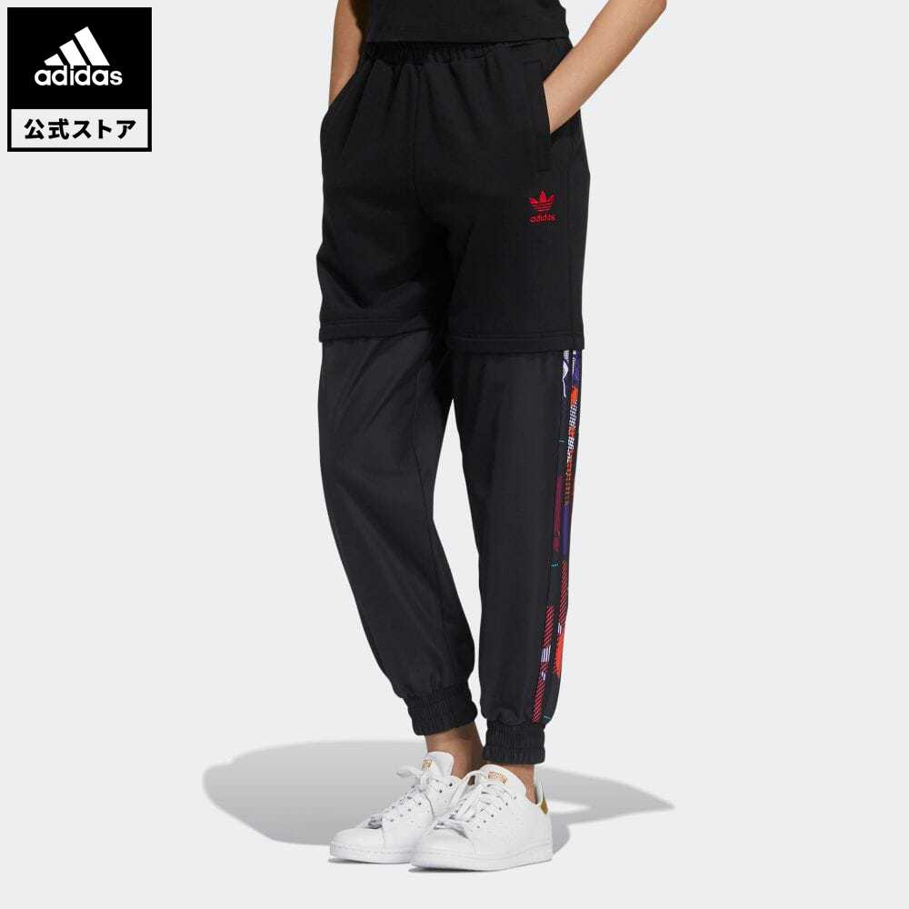楽天市場 公式 アディダス Adidas 返品可 Cny トラックパンツ オリジナルス レディース ウェア ボトムス ジャージ パンツ 黒 ブラック Gn4739 下 Eoss21ss Adidas Online Shop 楽天市場店