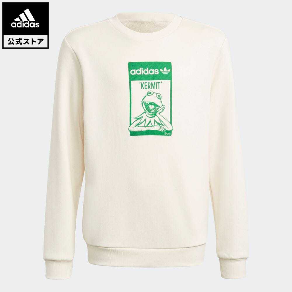 楽天市場 公式 アディダス Adidas 返品可 ディズニー カーミット オーガニックコットン クルースウェット オリジナルス キッズ ウェア 服 トップス スウェット トレーナー Gn43 Adidas Online Shop 楽天市場店