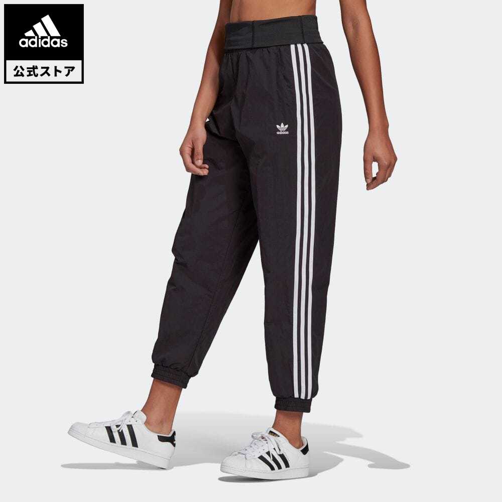 楽天市場 公式 アディダス Adidas 返品可 アディカラー クラシックス ダブルウエストバンド ファッション トラックパンツ オリジナルス レディース ウェア 服 ボトムス ジャージ パンツ 黒 ブラック Gn2868 下 Adidas Online Shop 楽天市場店