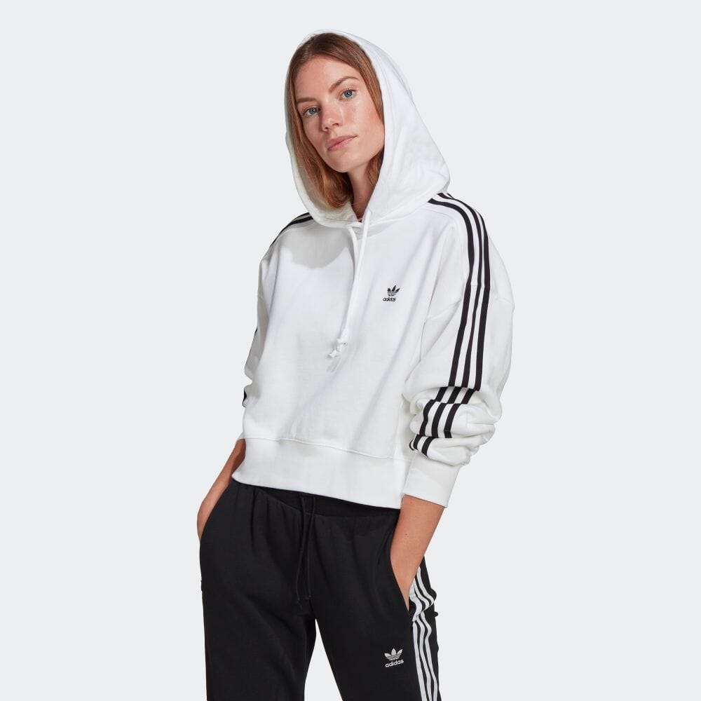 楽天市場 公式 アディダス Adidas 返品可 アディカラー クラシックス クロップド パーカー オリジナルス レディース ウェア 服 トップス パーカー フーディー スウェット トレーナー 白 ホワイト Gn21 トレーナー Adidas Online Shop 楽天市場店