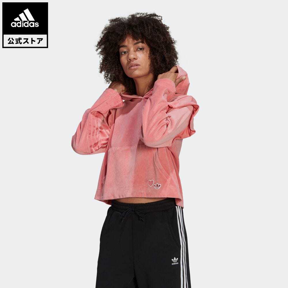 楽天市場 公式 アディダス Adidas 返品可 パーカー オリジナルス レディース ウェア トップス パーカー フーディー スウェット トレーナー ピンク Gn3051 トレーナー Eoss21ss Adidas Online Shop 楽天市場店