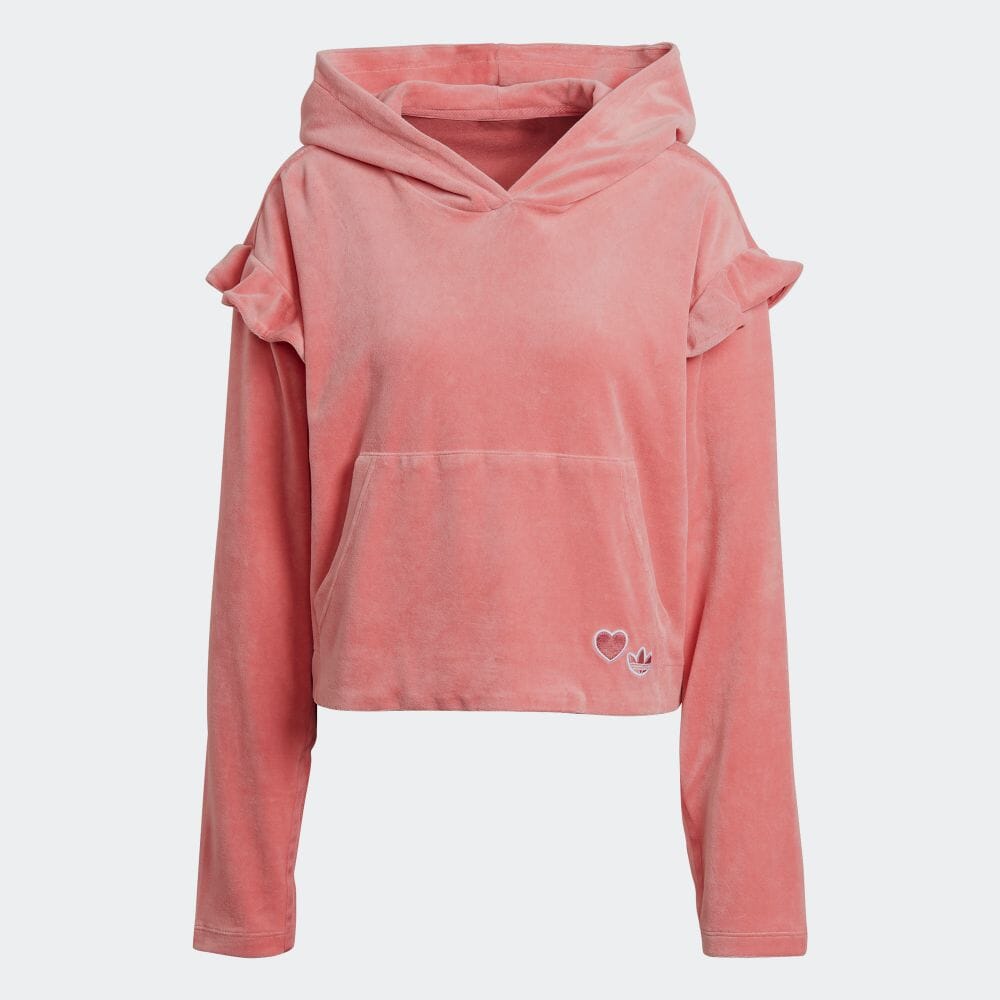 楽天市場 公式 アディダス Adidas 返品可 パーカー オリジナルス レディース ウェア トップス パーカー フーディー スウェット トレーナー ピンク Gn3051 トレーナー Eoss21ss Adidas Online Shop 楽天市場店