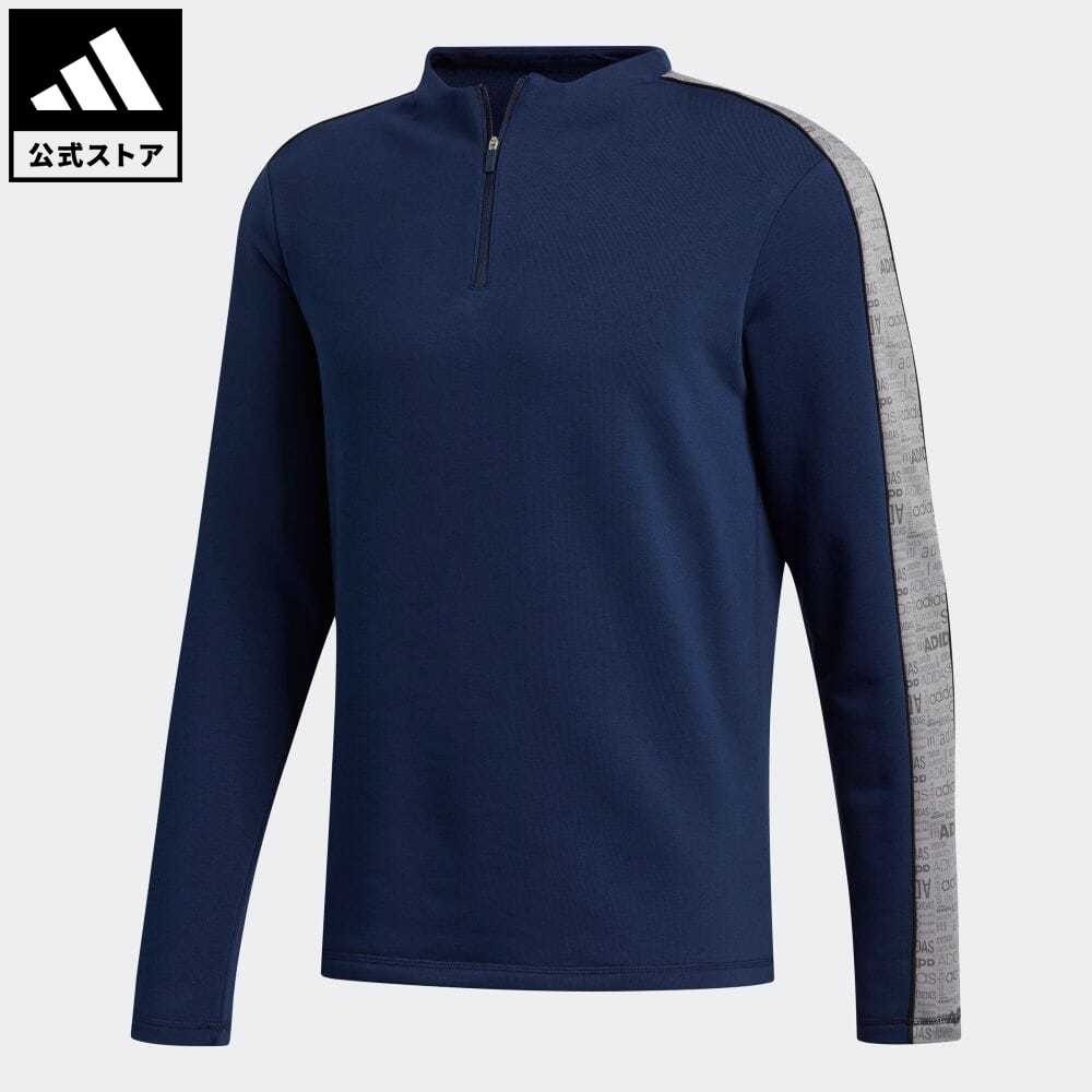 楽天市場 公式 アディダス Adidas 返品可 ゴルフ ハーフジップスウェット メンズ ウェア トップス スウェット トレーナー 青 ブルー Gd06 Eoss21ss Adidas Online Shop 楽天市場店