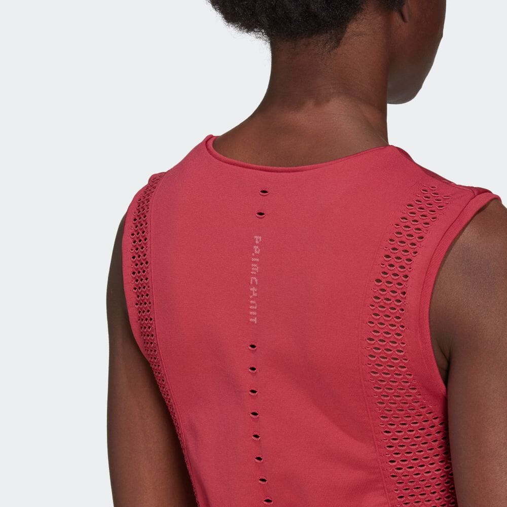 公式 アディダス Adidas 返品可 テニス Primeblue プライム編み物 テニス ワン切身 Primeblue Primeknit Tennis Dress レディース 御召し物 櫂旅店ワン ワンピース 褪紅色 Gl5708 Cannes Encheres Com