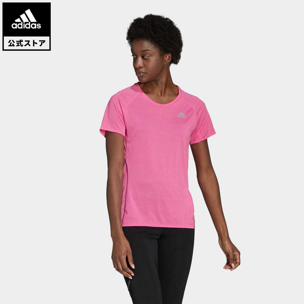 楽天市場 公式 アディダス Adidas 返品可 ランニング ランナー 半袖tシャツ Runner Tee レディース ウェア 服 トップス Tシャツ ピンク Gj9906 ランニングウェア 半袖 Adidas Online Shop 楽天市場店