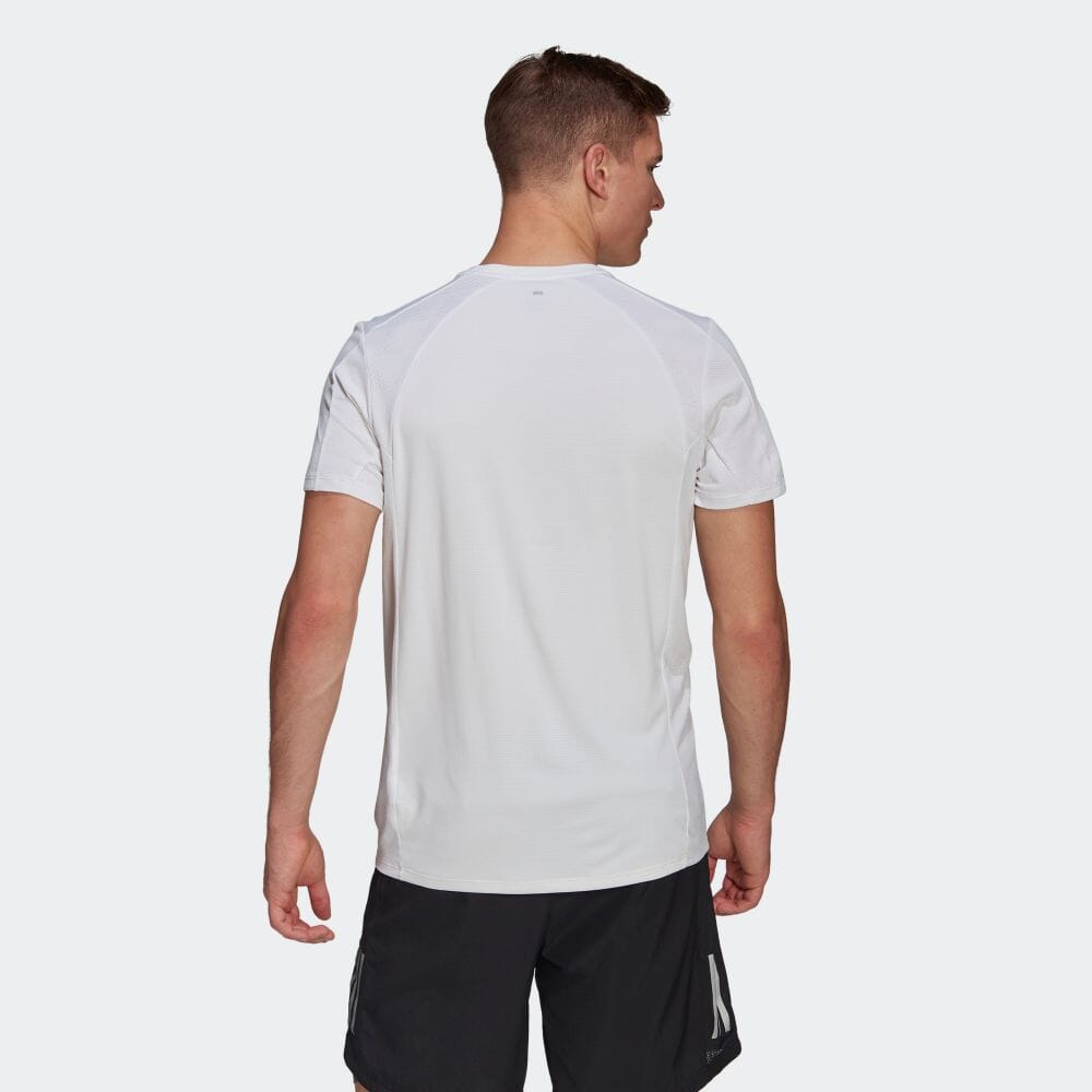 楽天市場 公式 アディダス Adidas 返品可 ランニング Heat Rdy 半袖ランニングtシャツ Heat Rdy Running Tee メンズ ウェア 服 トップス Tシャツ 白 ホワイト Gk4302 Walking Jogging ランニングウェア 半袖 Adidas Online Shop 楽天市場店