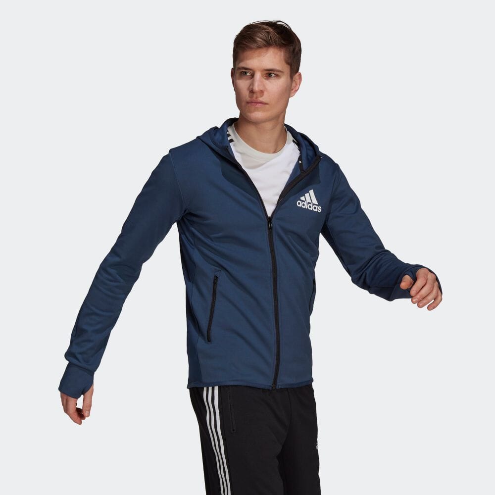 楽天市場 公式 アディダス Adidas 返品可 ジム トレーニング M D2m Motion スウェットパーカー メンズ ウェア トップス パーカー フーディー ジャージ 青 ブルー Gm3213 トレーナー Eoss21ss Adidas Online Shop 楽天市場店