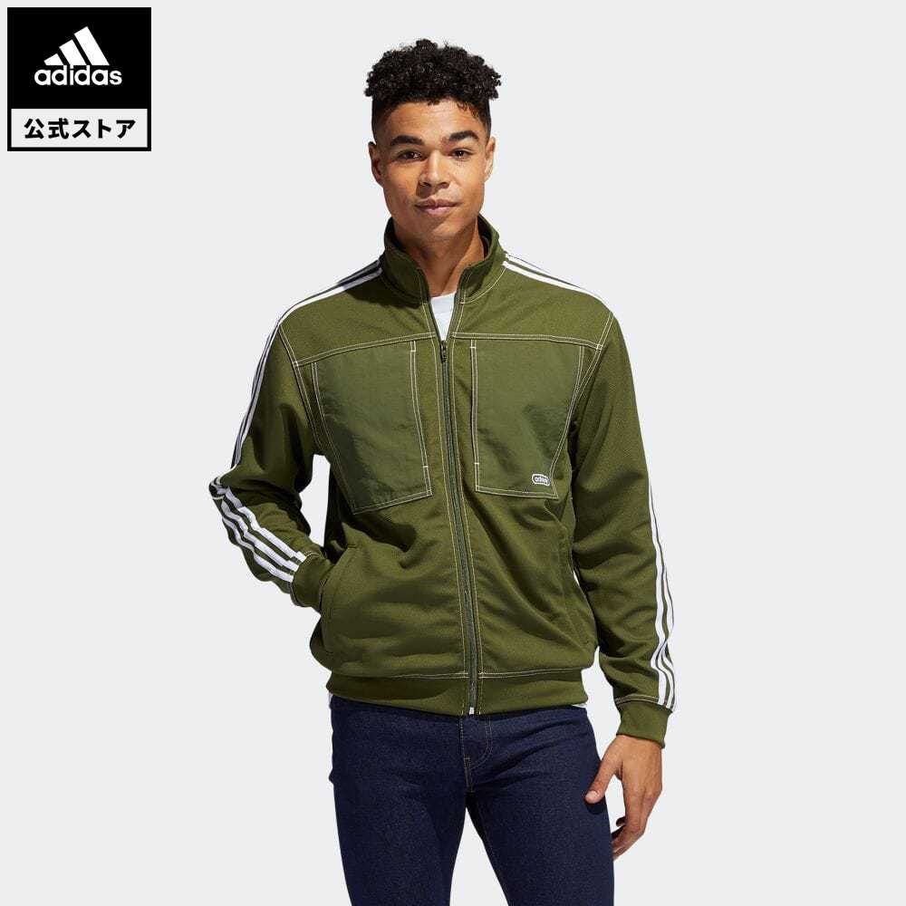 楽天市場 1000円offクーポン対象 10 15 0 00 10 17 23 59 公式 アディダス Adidas 返品可 トラックジャケット ジャージ オリジナルス メンズ ウェア 服 アウター ジャケット ジャージ 緑 グリーン Gn3806 Adidas Online Shop 楽天市場店