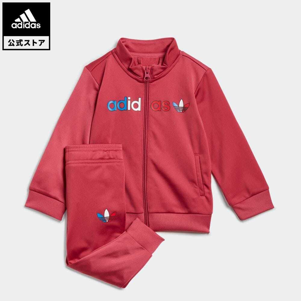 正式に アディダス Adidas 返品可 アディカラー Primeblue データトラック背広 オリジナルス キッズ 着衣 セットアップ セーター 浅紅色 Gn7422 上下 貨物輸送無料 Primeblue アディカラー Pasadenasportsnow Com