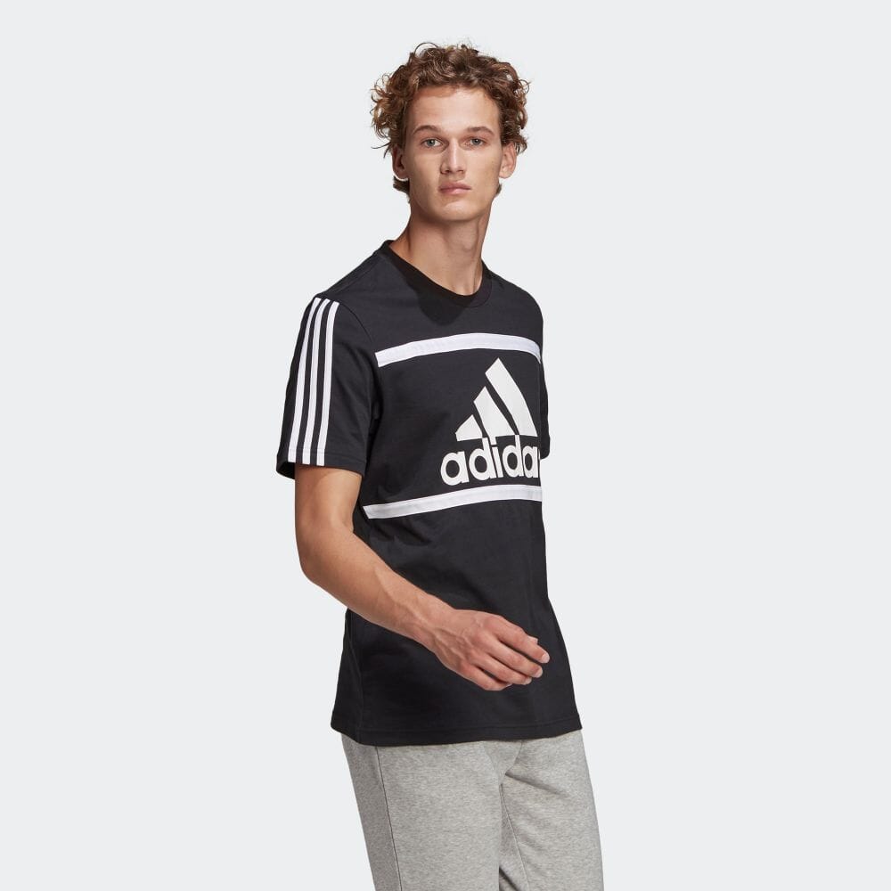 豪華 Adidas カラーブロック ロゴスウェットシャツ Black 4 100 安心保証 Quranerbishoy Com