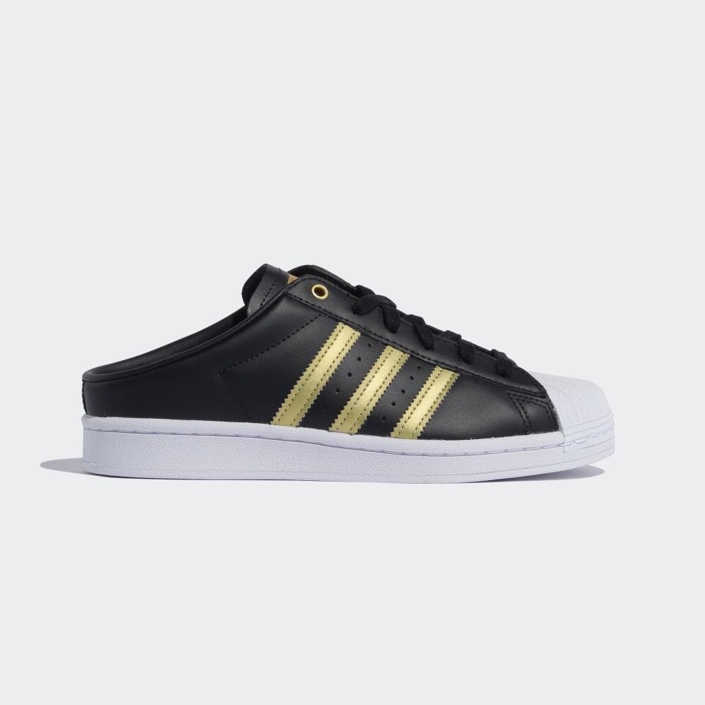 楽天市場 公式 アディダス Adidas Sst Mule W オリジナルス レディース シューズ ローファー 黒 ブラック Fz2268 Adidas Online Shop 楽天市場店