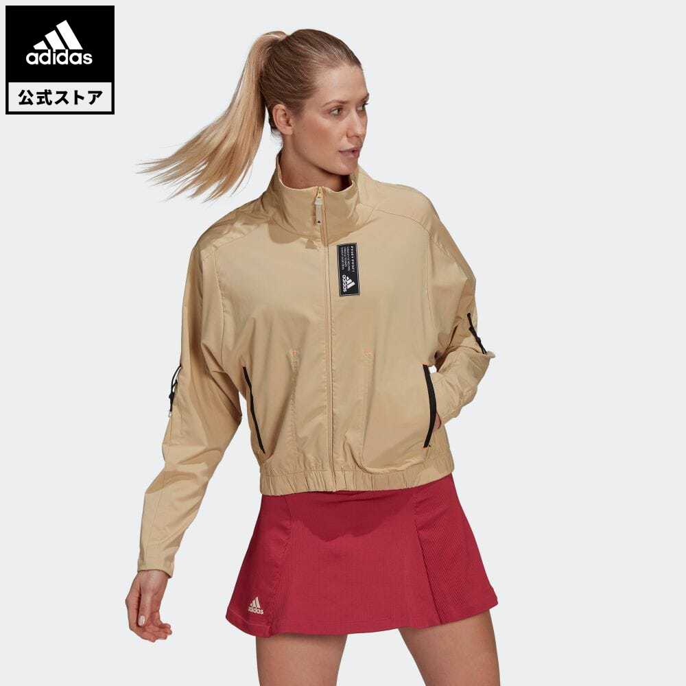 オープニング大放出セール アディダス Adidas アディダス スポーツウェア Primeblue ジャケット Adidas Sportswear Primeblue Jacket アスレティクス レディース ウェア トップス ジャージ ベージュ Gl9523 Adidas Online Shop 店 超大特価 Www Habs Edu Kw