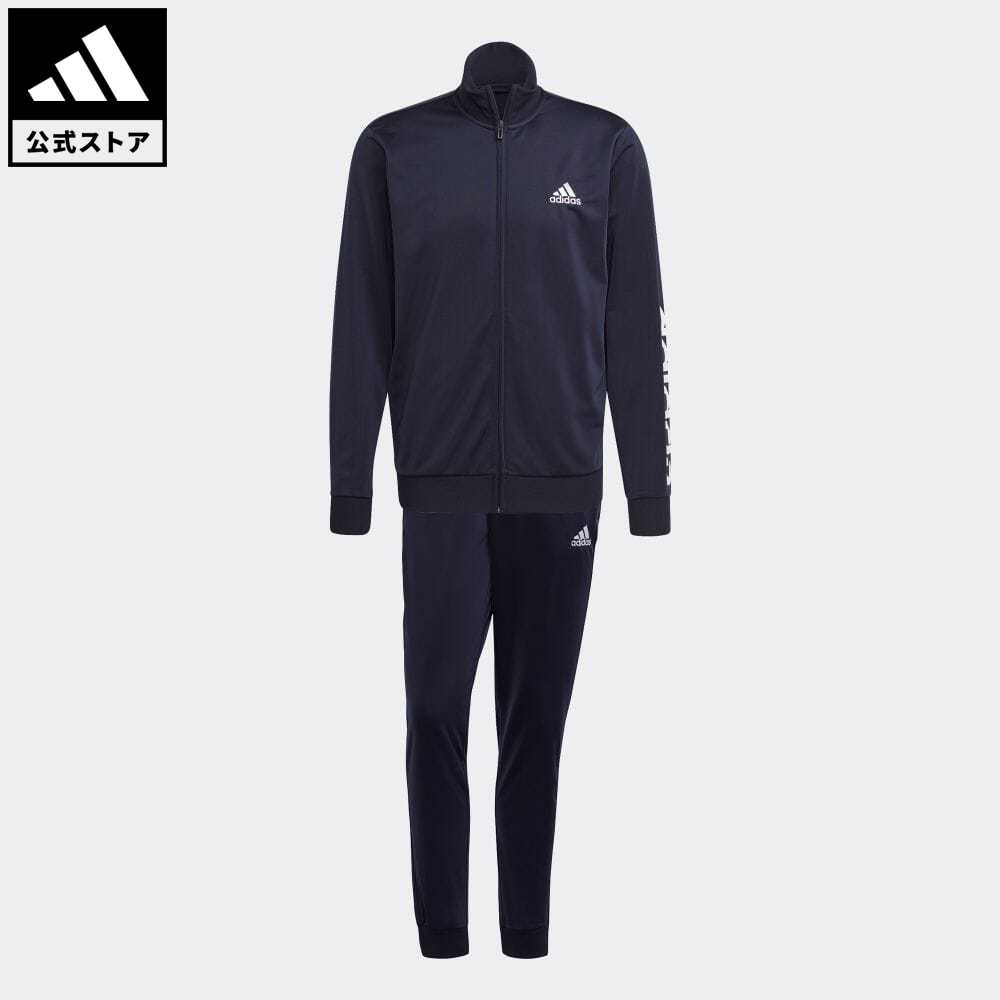 楽天市場 公式 アディダス Adidas 返品可 Primegreen エッセンシャルズ リニアロゴ トラックスーツ Primegreen Essentials Linear Logo Track Suit メンズ ウェア 服 セットアップ ジャージ 青 ブルー Gk9655 上下 Adidas Online Shop 楽天市場店