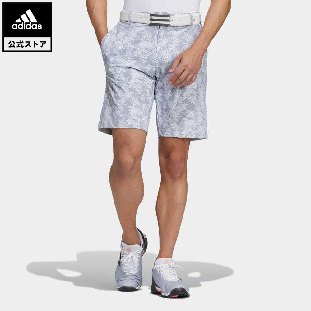 海外最新 公式 アディダス Adidas 返品可 ゴルフ ボタニカルプリント ショートパンツ Shorts メンズ ウェア ボトムス ハーフパンツ シルバー Gm0851 Notp 春夏新色 Arabassurers Jo