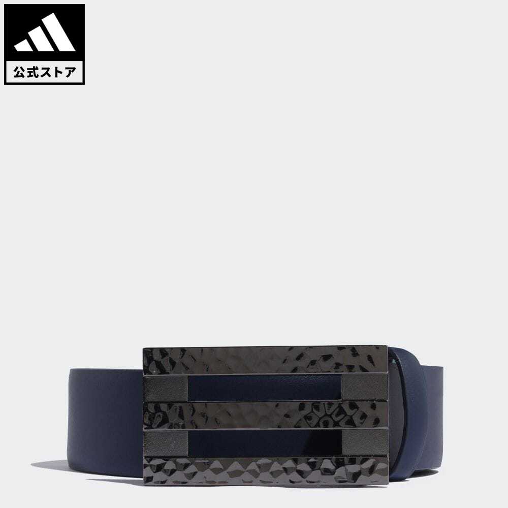 公式 アディダス Adidas 返品可 ゴルフ 3ストライプpuレザーベルト メンズ アクセサリー ベルト 青 ブルー Fm3109 Budapestismine Com