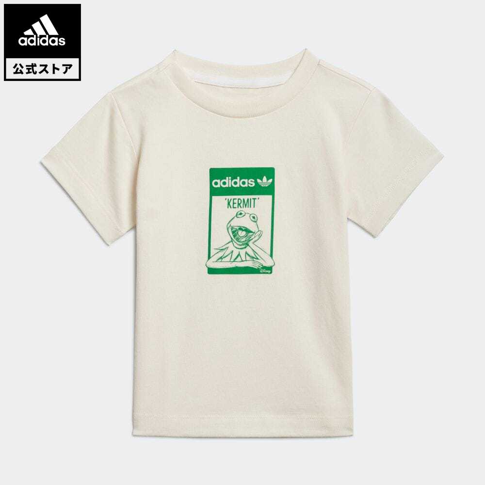 楽天市場 公式 アディダス Adidas 返品可 ディズニー カーミット オーガニックコットン Tシャツ オリジナルス キッズ ウェア トップス Tシャツ Gn4185 半袖 Adidas Online Shop 楽天市場店