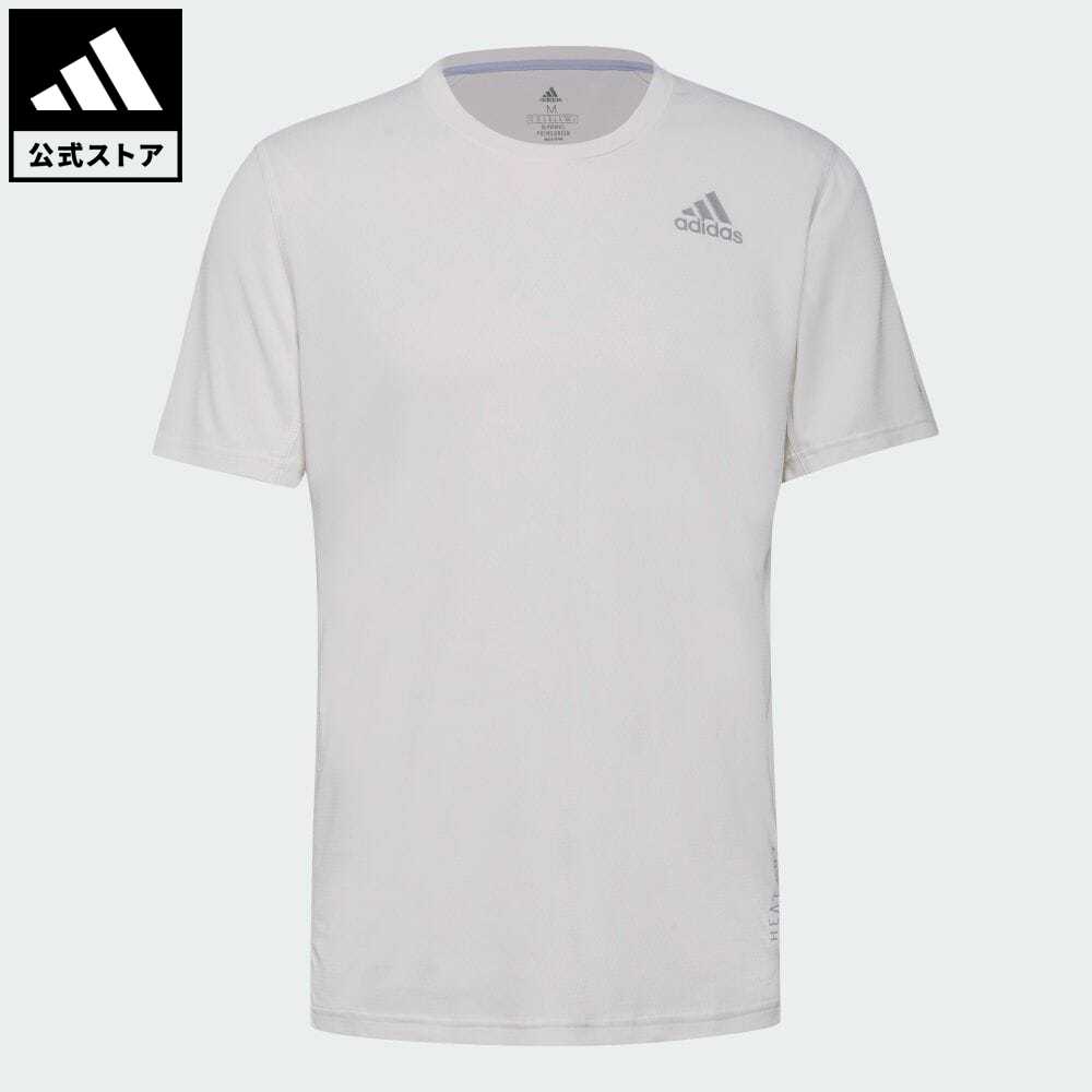 楽天市場 公式 アディダス Adidas 返品可 ランニング アディダス Heat Rdy ランニング 半袖tシャツ メンズ ウェア 服 トップス Tシャツ 白 ホワイト Gt5652 ランニングウェア 半袖 Adidas Online Shop 楽天市場店