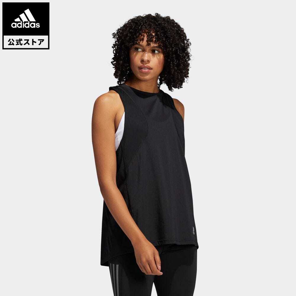 楽天市場 公式 アディダス Adidas 返品可 ランニング オウン ザ ラン タンクトップ レディース ウェア トップス タンクトップ 黒 ブラック H トップス ランニングウェア Adidas Online Shop 楽天市場店