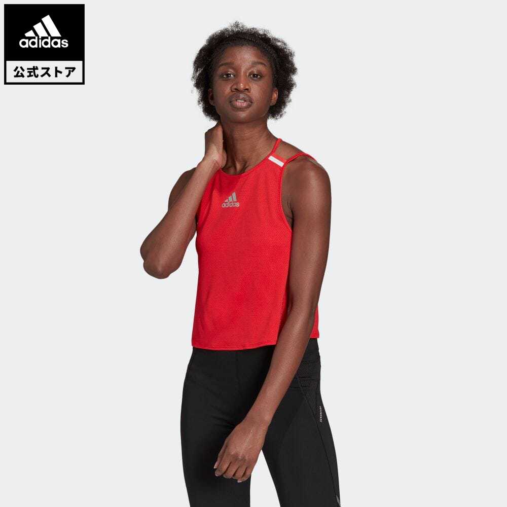 楽天市場 公式 アディダス Adidas 返品可 ランニング Heat Rdy ランニング タンクトップ レディース ウェア 服 トップス タンクトップ 赤 レッド H トップス ランニングウェア Adidas Online Shop 楽天市場店