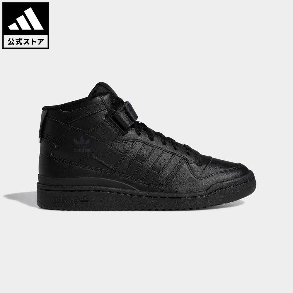 楽天市場 1000円offクーポン対象 10 15 0 00 10 17 23 59 公式 アディダス Adidas 返品可 フォーラムミッド Forum Mid オリジナルス レディース メンズ シューズ 靴 スニーカー 黒 ブラック Gv9767 ミドルカット Adidas Online Shop 楽天市場店