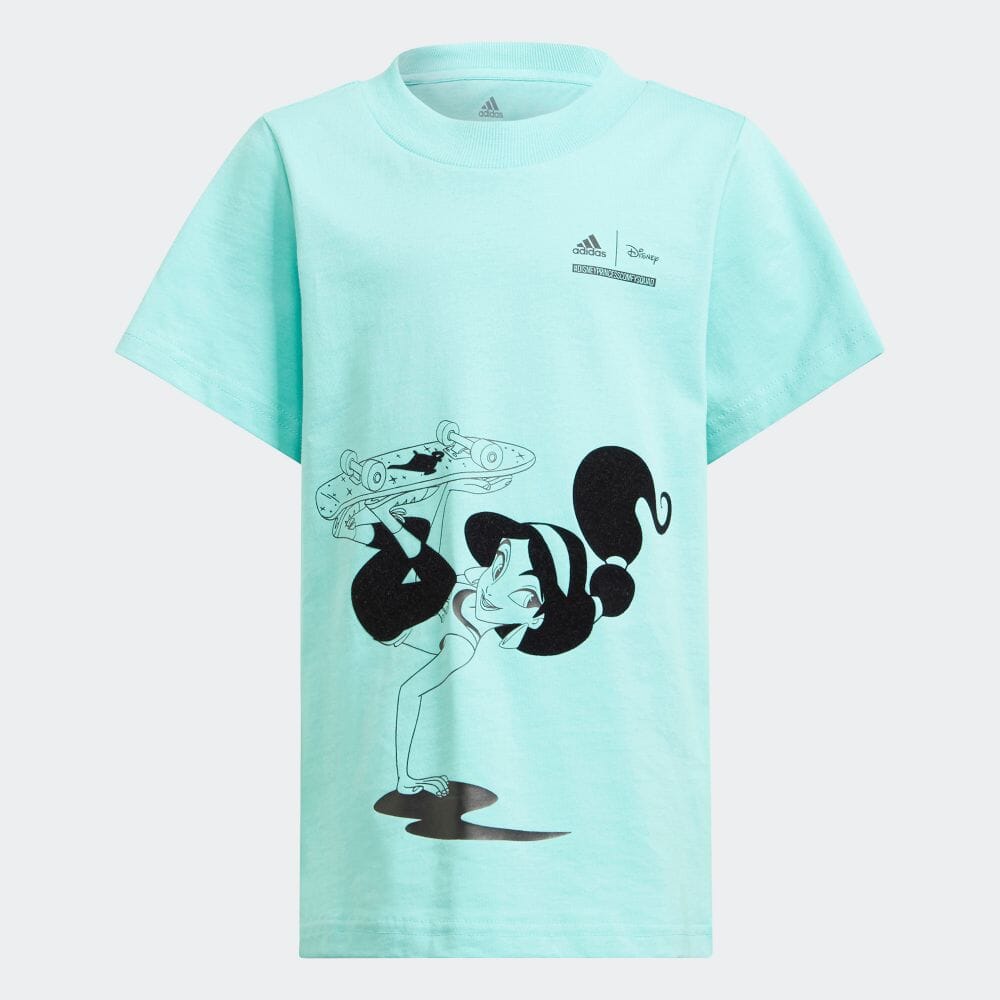 楽天市場 公式 アディダス Adidas 返品可 ジム トレーニング ディズニー Comfyプリンセス 半袖tシャツ Disney Comfy Princesses Tee キッズ ウェア 服 トップス Tシャツ 緑 グリーン H Mss21fw 半袖 Adidas Online Shop 楽天市場店